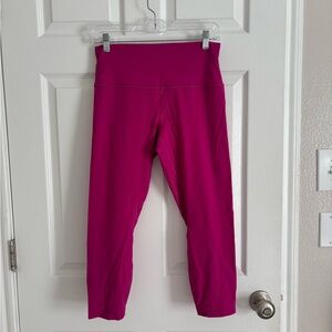Lululemon Athletica Magenta Leggings